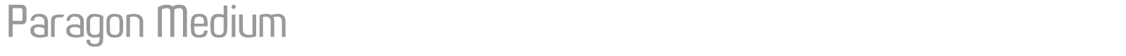 Paragon font preview